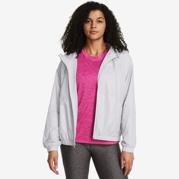 UNDER ARMOUR Outdoor Jacket in Grey: front