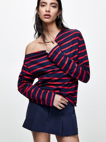 Pull&Bear Tričko – červená