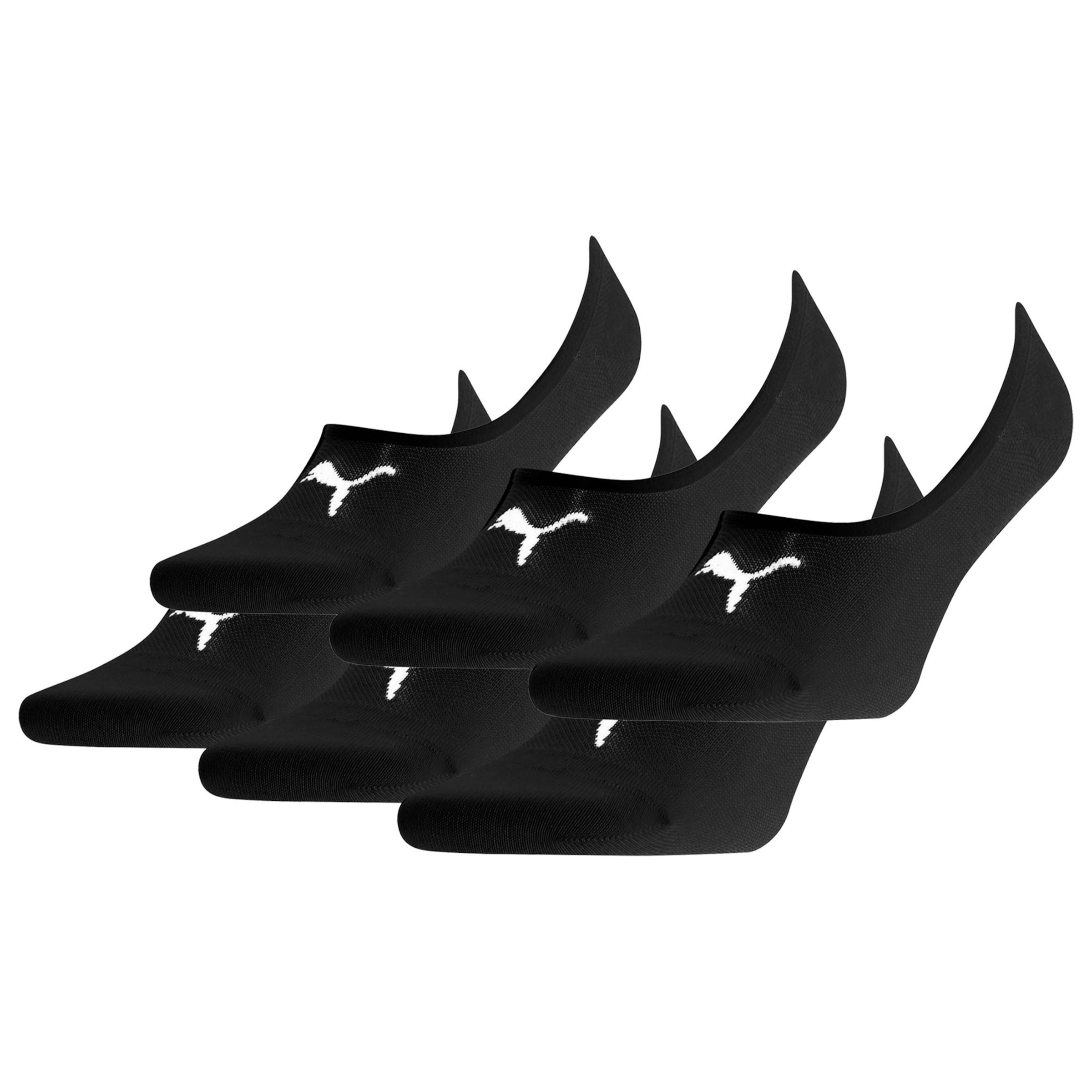 PUMA - Calcetines deportivos en negro: frente