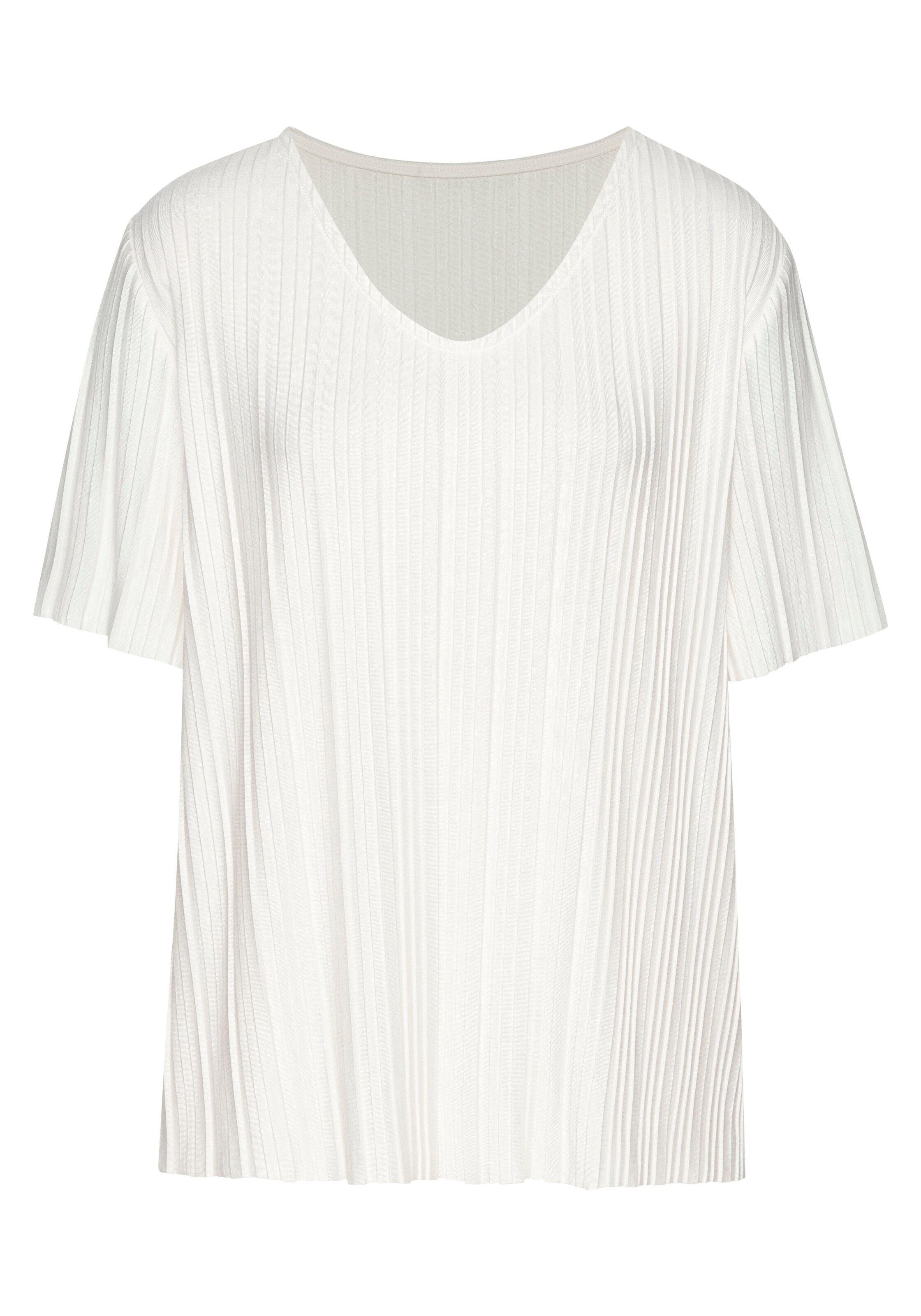 LASCANA Shirt in Beige: front