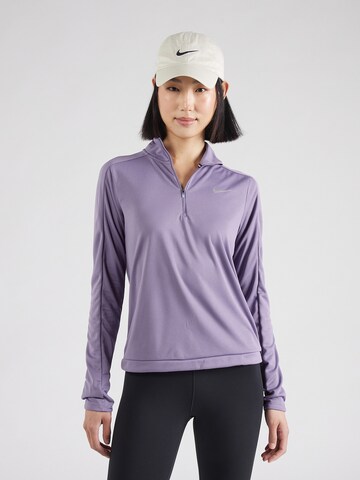 NIKE Funktionstopp 'PACER' i lila: framsida