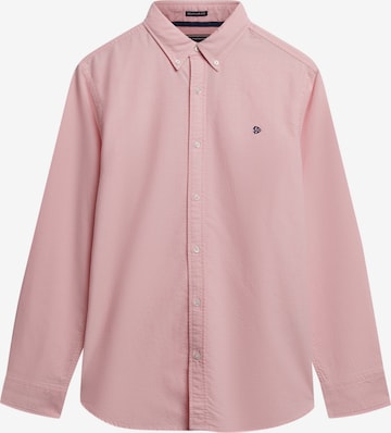 Superdry Overhemd in Groen: voorkant