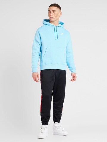 mėlyna Nike Sportswear Megztinis be užsegimo 'Club Fleece'