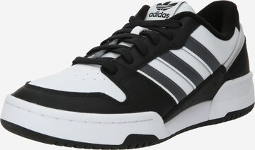 Baskets basses 'TEAM COURT' ADIDAS ORIGINALS en noir : devant