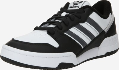 ADIDAS ORIGINALS Baskets basses 'TEAM COURT' en noir / blanc, Vue avec produit