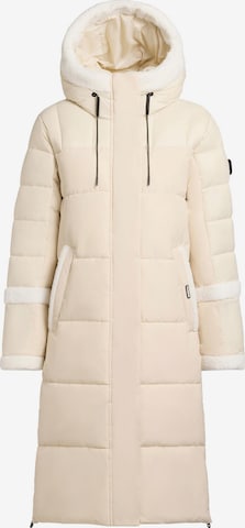 Manteau d’hiver 'Desna2' khujo en beige : devant