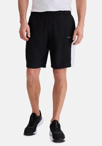 Stooker Men Sportbadeshorts 'Steve' in Schwarz: Vorderseite
