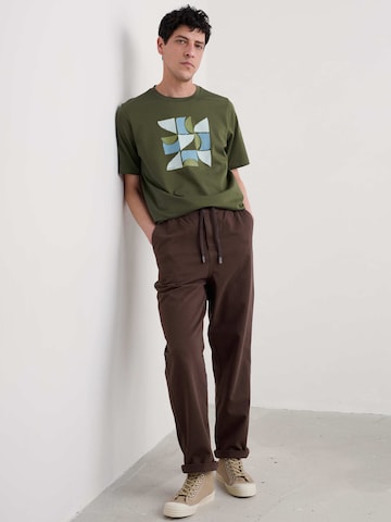 Seasalt Cornwall Regular Broek 'Hallantide' in Bruin