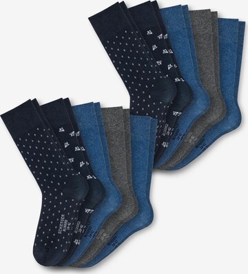 SCHIESSER Socks ' Bluebird ' in Blue: front