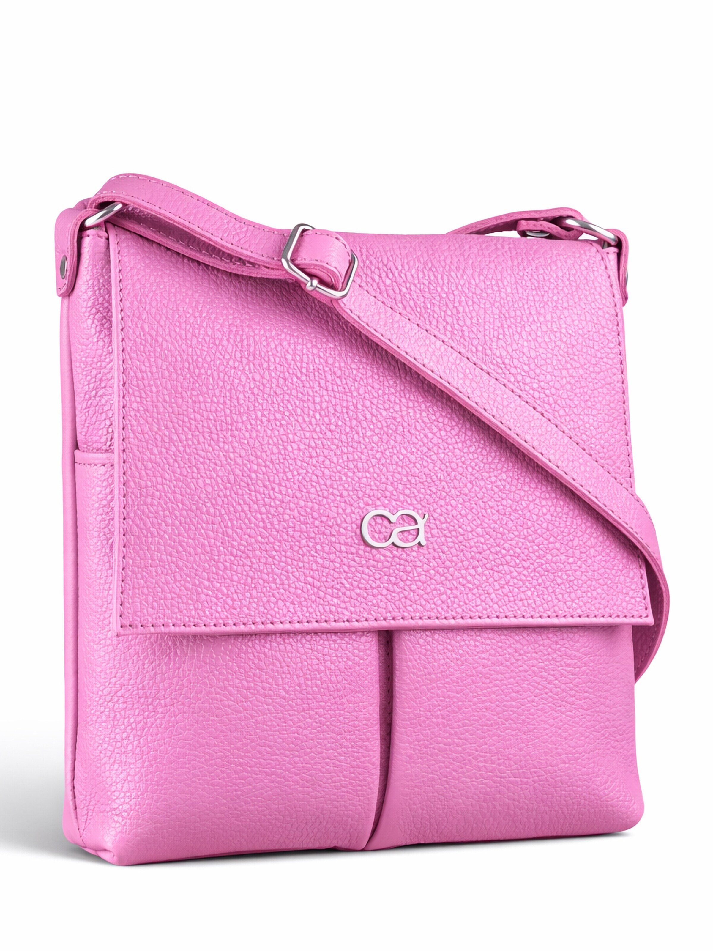 COLLEZIONE ALESSANDRO Crossbody Bag 'München' in Pink: front