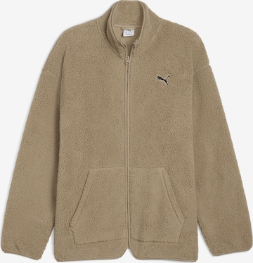 PUMA Sweatjacke in Braun: Vorderseite