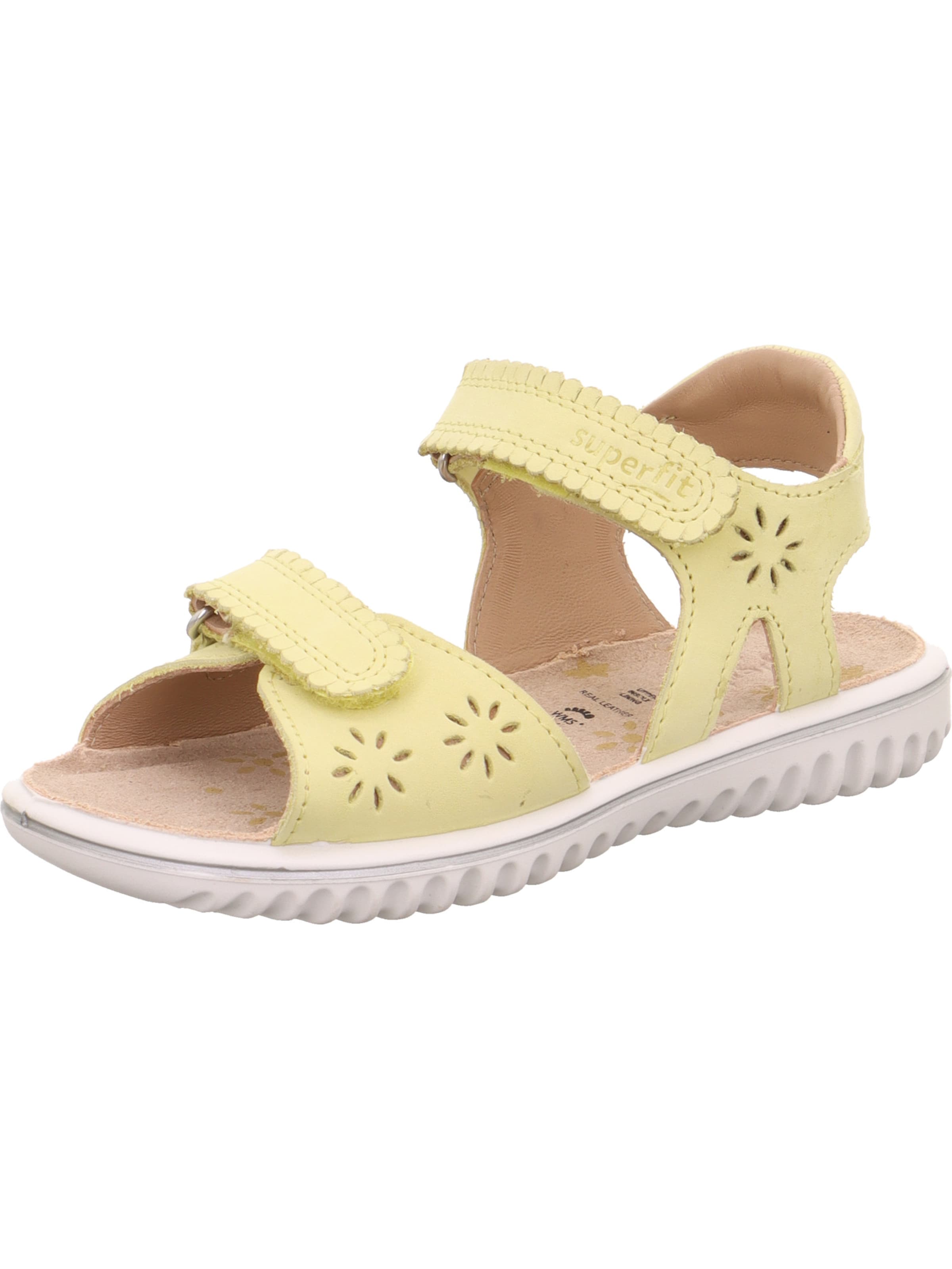 SUPERFIT Sandals 'Sparkle' in Yellow: front