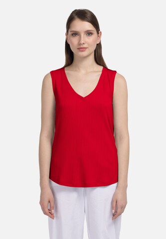 HELMIDGE Top in Red: front