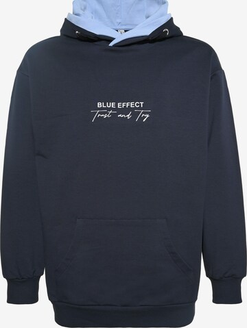 BLUE EFFECT Μπλούζα φούτερ σε μπλε: μπροστά