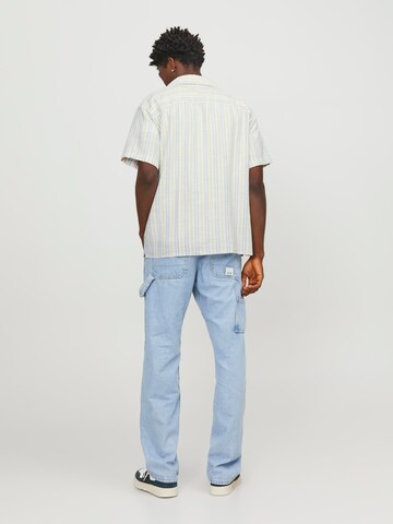 JACK & JONES Comfort Fit Skjorta 'Cabana' i gul