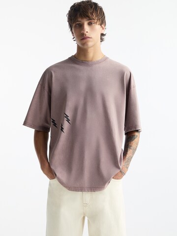Pull&Bear T-shirt i lila
