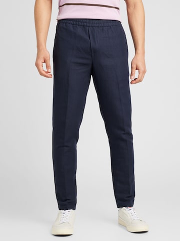 Coupe slim Pantalon 'SMITHY' Samsøe Samsøe en bleu : devant