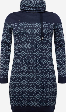 Ragwear Plus Kleid 'CHLLOE PLUS' in Blau: predná strana