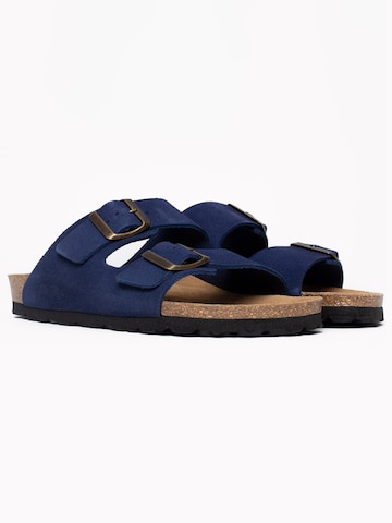 Bayton Mules 'Vegan' in Blue