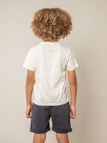 T-Shirt 'Motoreta' Deeluxe en blanc