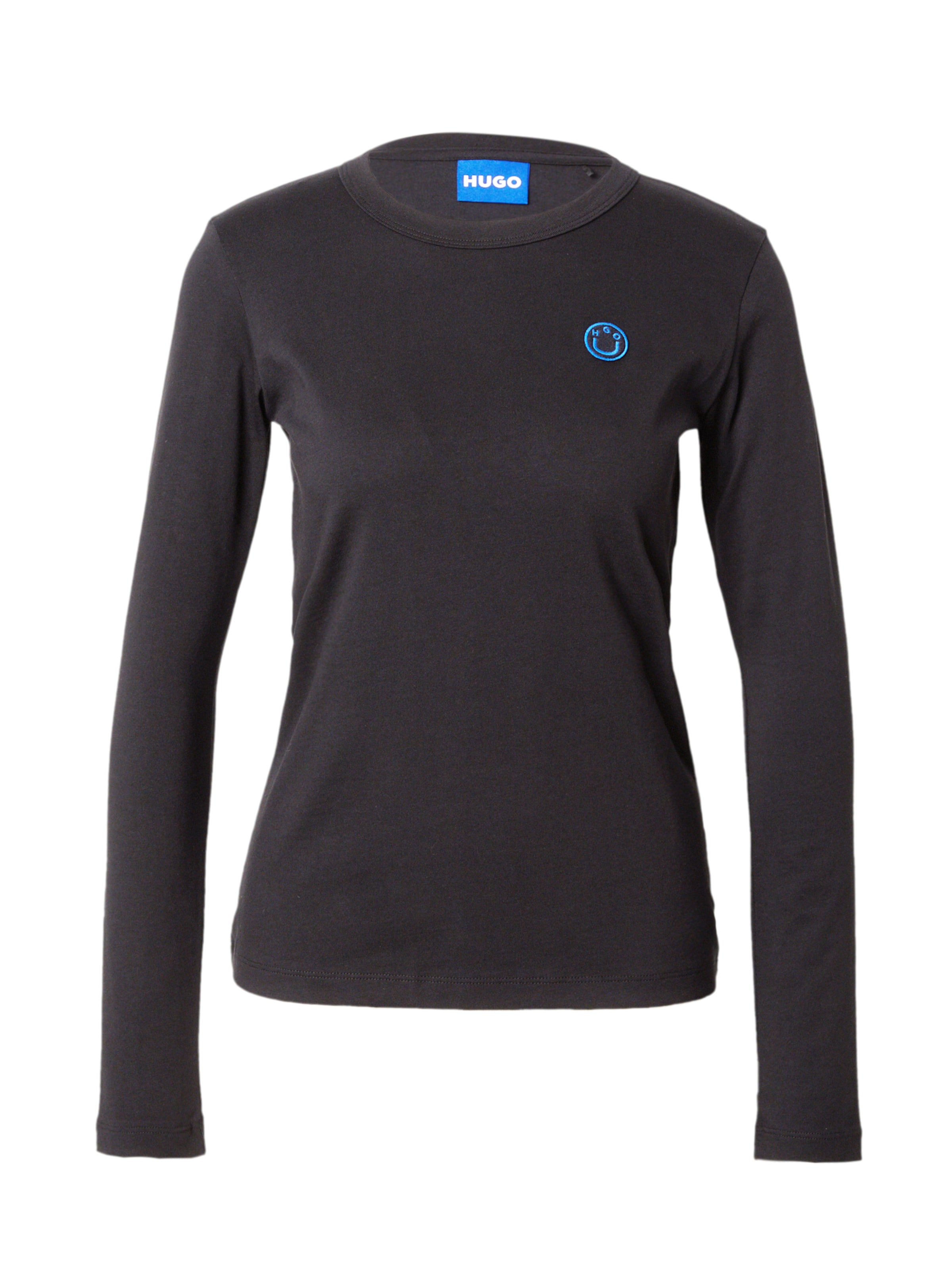 HUGO Shirt &#x27;Daliria&#x27; in Zwart: voorkant