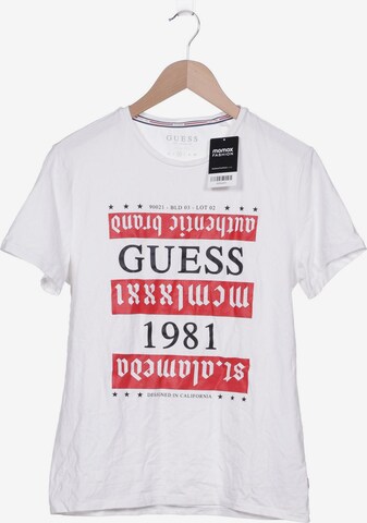 GUESS T-Shirt M in Weiß: predná strana