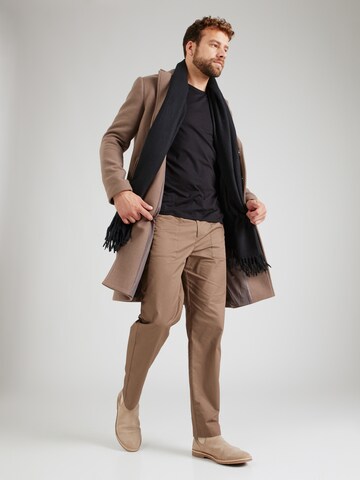 ABOUT YOU x Kevin Trapp Regular Trousers 'Lio' in Brown