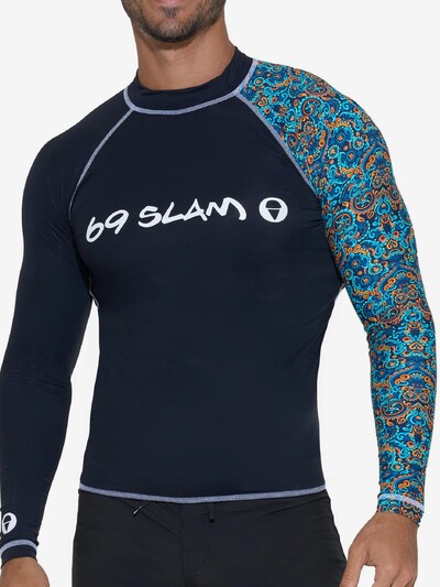 69Slam Camiseta funcional 'DIEGO UPF50 MEXICOLAMENT' en XS en negro, Vista del producto