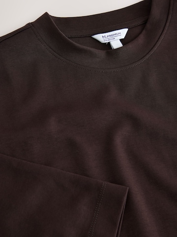 Next - Camiseta 'N. Premium' en marrón