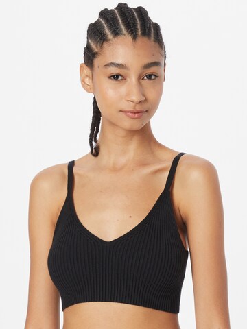 Samsøe Samsøe Bralette Bra 'LUNA' in Black: front