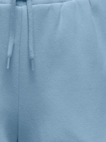 ONLY Baggy Broek 'sweat string' in Blauw