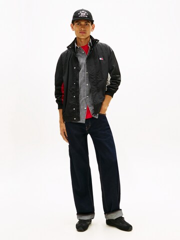 Tommy Jeans Kevad-sügisjope 'HERITAGE', värv must