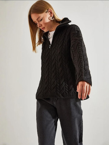 Bianco Lucci - Pullover 'Pullover' em preto