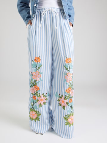 Wide leg Pantaloni 'Hevon2' di Essentiel Antwerp in blu: frontale