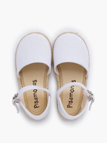 Sandales Pisamonas en blanc