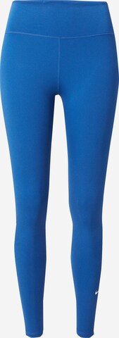 Skinny Pantaloni sportivi 'One' di NIKE in blu: frontale