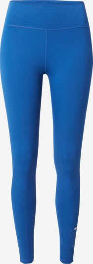 NIKE Sportovní kalhoty 'One' - modrá / bílá, Produkt