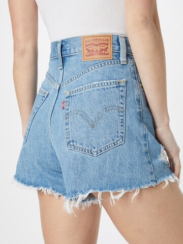 LEVI'S ® Обычный Джинсы 'High Waisted Mom Short' в Синий