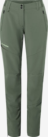 VAUDE Outdoor trousers 'Elope' in Green: front