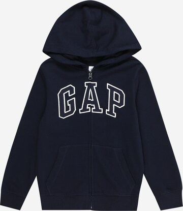 GAP Sweat jacket in Blue: front