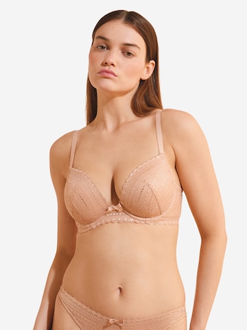 Push-up Reggiseno 'Panama' di ETAM in marrone: frontale
