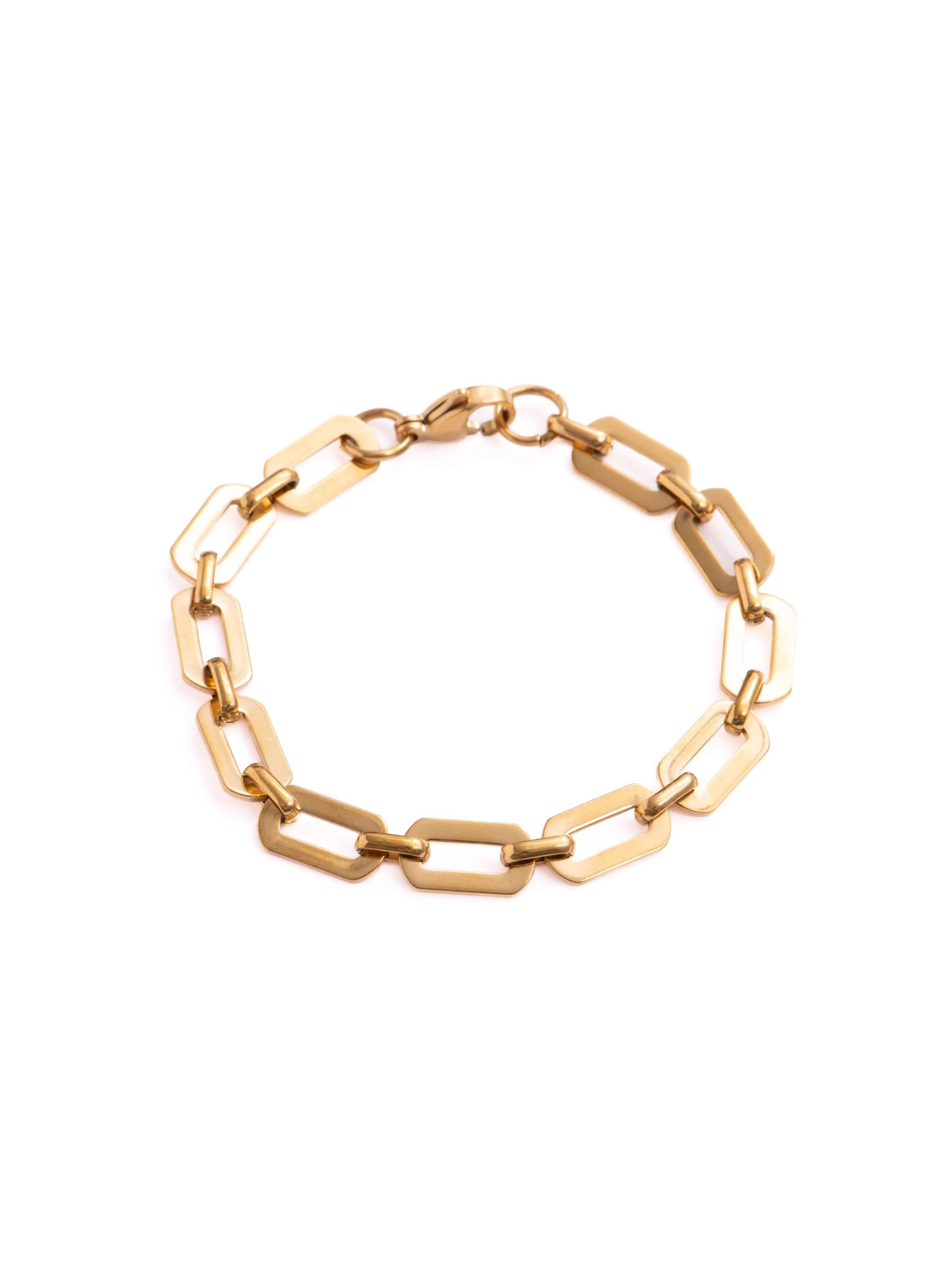 Luxenter Armband 'Cuetz'‌‌‌‌‌‌‌‌ in Gold: Vorderseite
