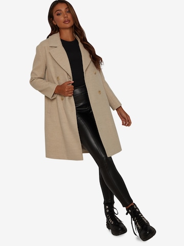 Chi Chi London Between-Seasons Coat in Beige