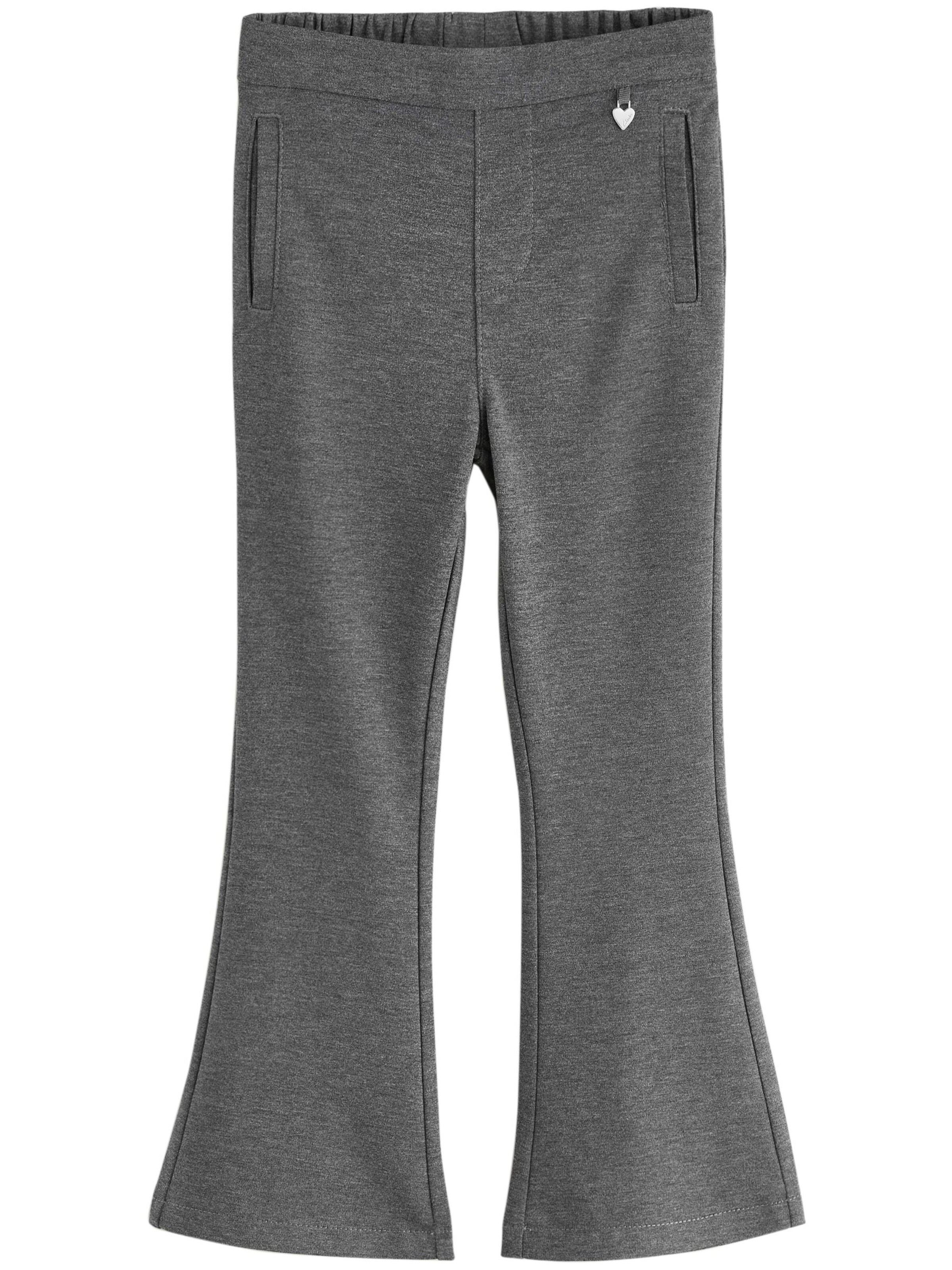 CLARKS Flared Trousers in Grey: front