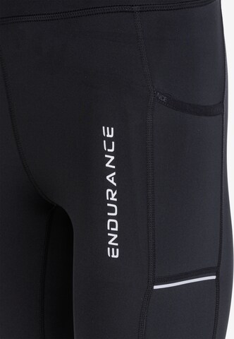 ENDURANCE Skinny Workout Pants 'Energy' in Black