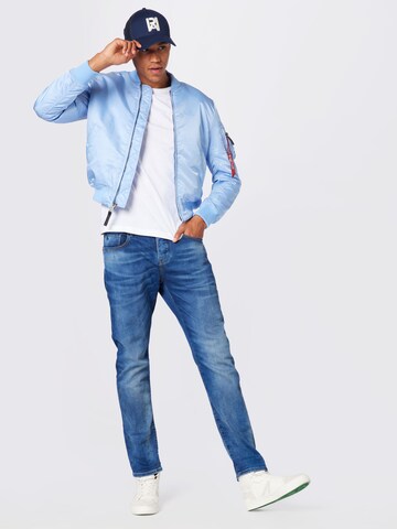 Giacca di mezza stagione di ALPHA INDUSTRIES in blu