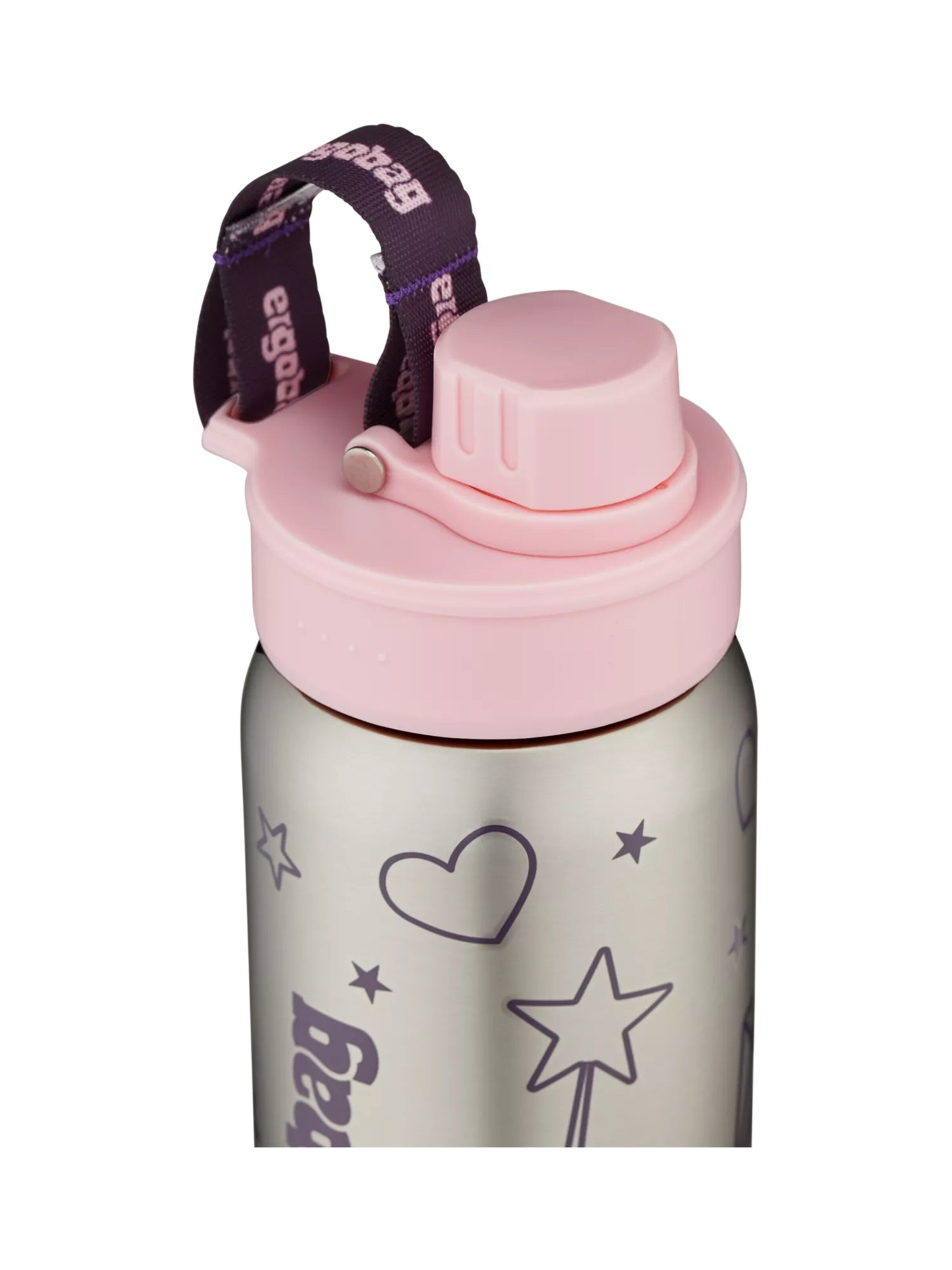 ergobag Drinking Bottle 'Trinkflasche Edelstahl Trinkflasche' in Pink
