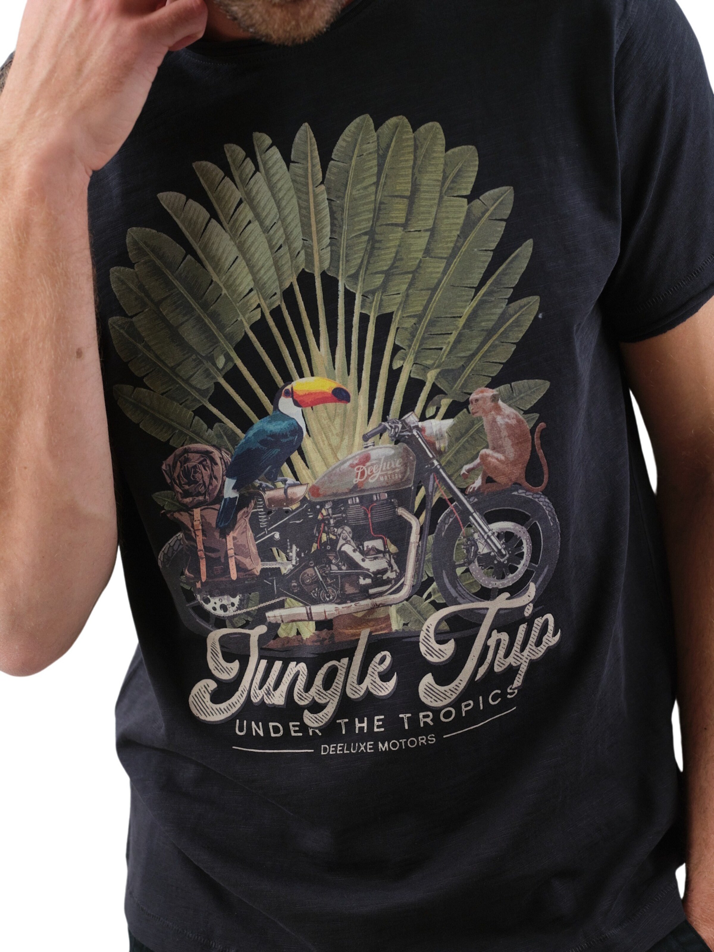 Deeluxe Bluser & t-shirts 'Aventura' i grå