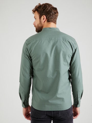 ABOUT YOU x Kevin Trapp Regular fit Button Up Shirt 'Finn' in Green