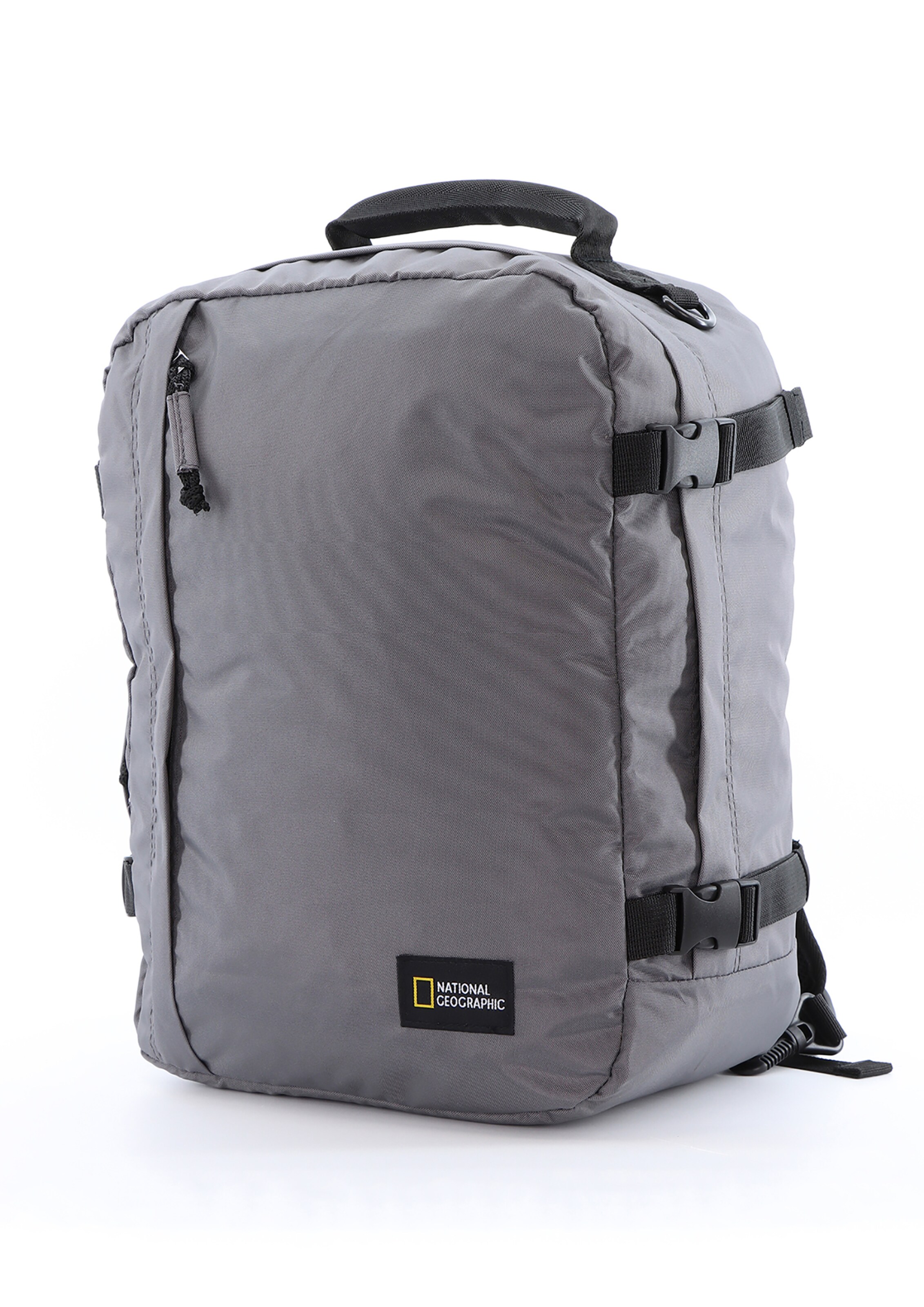 National Geographic Backpack 'Hybrid' in Grey: front